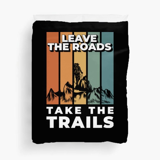 Mountaineering Hike Nature Mountains Duvet Covers