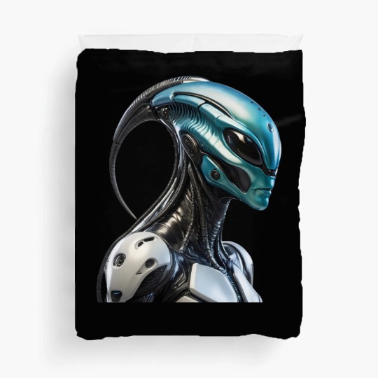 Cyber Alien Darg Duvet Covers