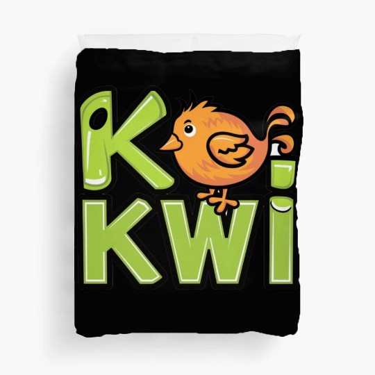 Kiwi Bird Cartoon Duvet Covers