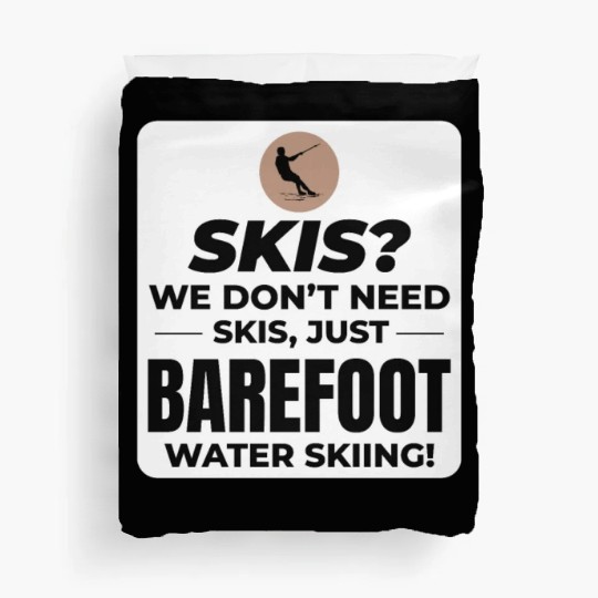 Barefoot Water Skiing Extreme Sports Barefooting Duvet Covers