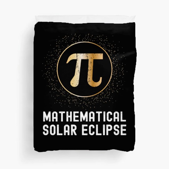 Solar Eclipse Teacher 2024 for Math Teachers Duvet Covers