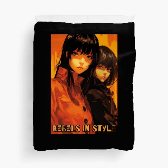 Rebels in Style: Anime Girls Duvet Covers