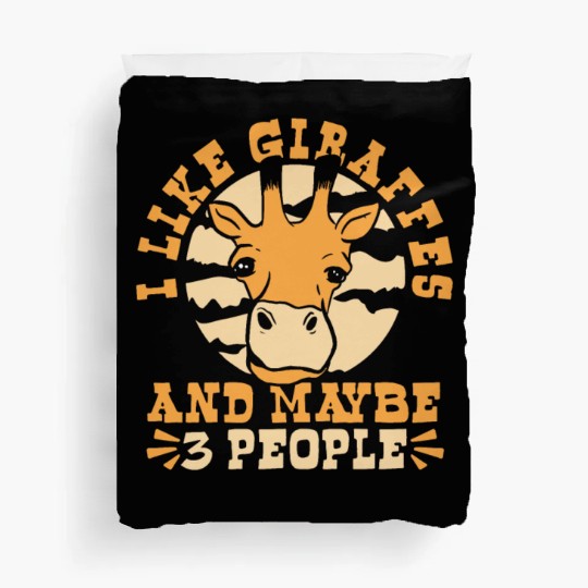 Like Giraffes And Maybe 3 People African Duvet Covers