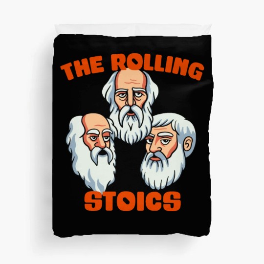 Greek Philosophers - Rolling Stoics Duvet Covers