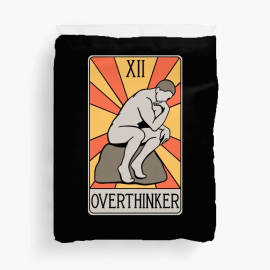 Overthinker Tarot Card - Introvert - Anxiety Duvet Covers