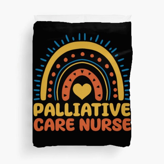 Palliative Care Nurse Boho Rainbow Duvet Covers