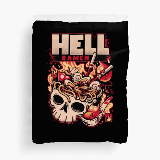 Hell ramen Duvet Covers