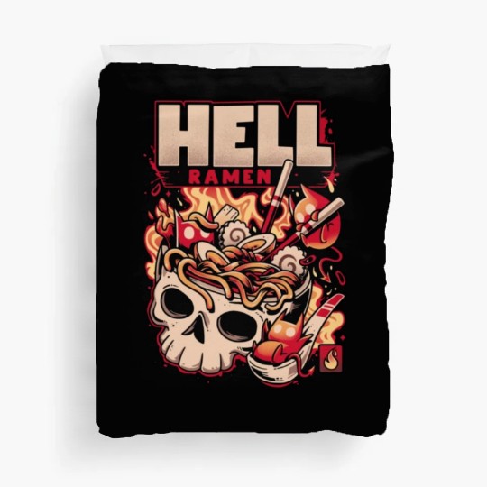 Hell ramen Duvet Covers