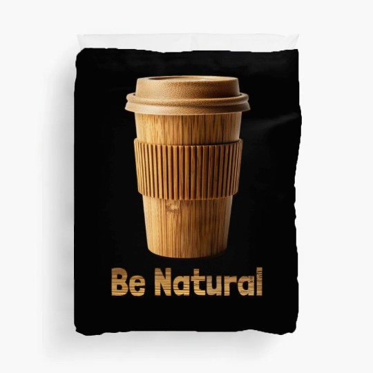 Be Natural, Bamboo Coffe Cup Duvet Covers