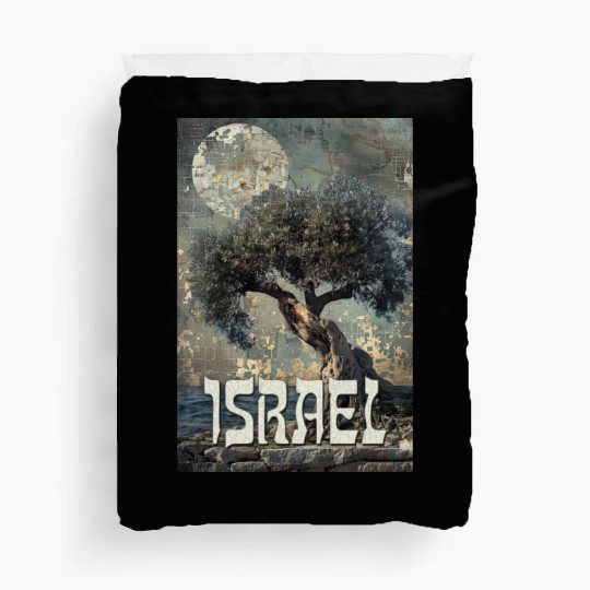 Israeli Scene with Olive Tree and the Duvet Covers