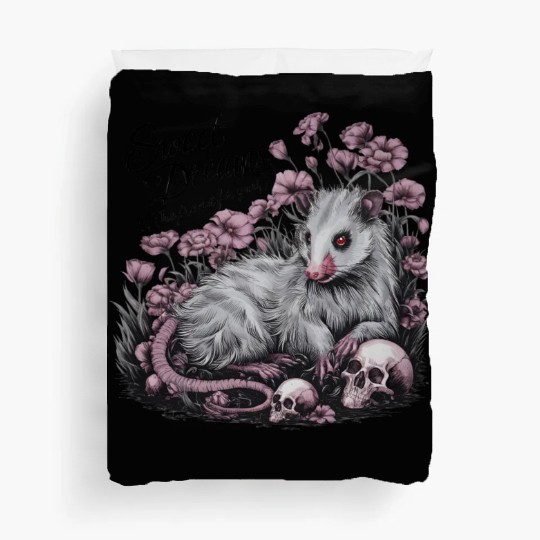 sweet dreams goth possum Street Cats Squad Duvet Covers