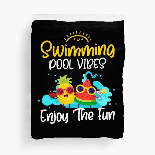 Pool Summer Pool Party Friends Duvet Covers