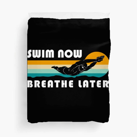 Swimming Pool Swimming Trunks Duvet Covers