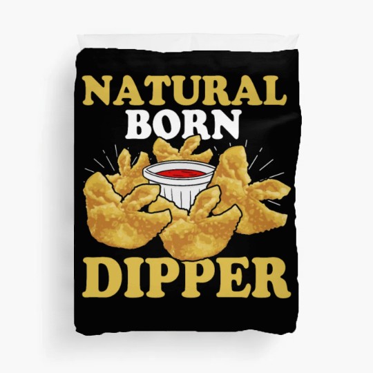 Natural Born DipperFunny Crab Rangoon Duvet Covers
