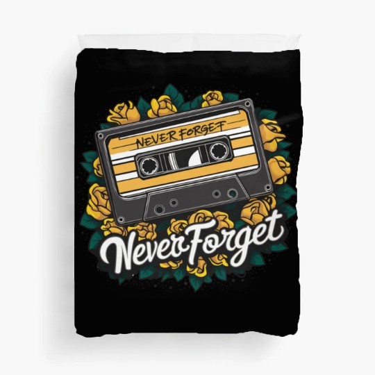 A cassette tape colored with roses 8 Duvet Covers