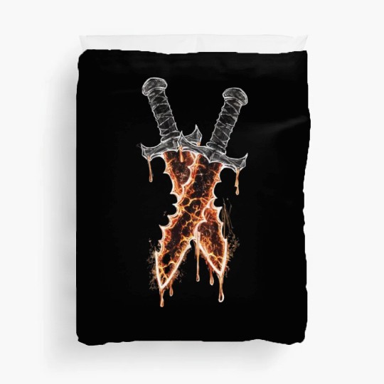 japanese katana sword samurai schwert japanisches Duvet Covers