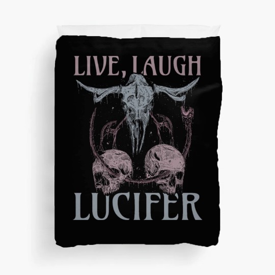 Live Love Lucifer Goth Festival Death Metal Duvet Covers