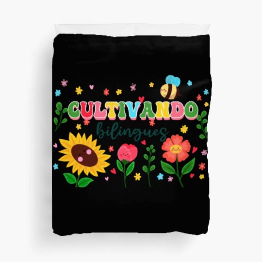 Cultivando Bilingües Spanish Teacher Duvet Covers