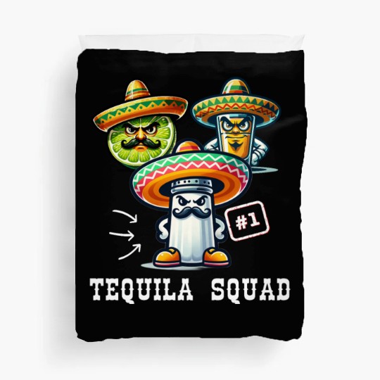 Cinco De Mayo Fiesta Tequila Squad Salt Number One Duvet Covers