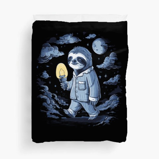 Sloth Sleepwalker Duvet Covers