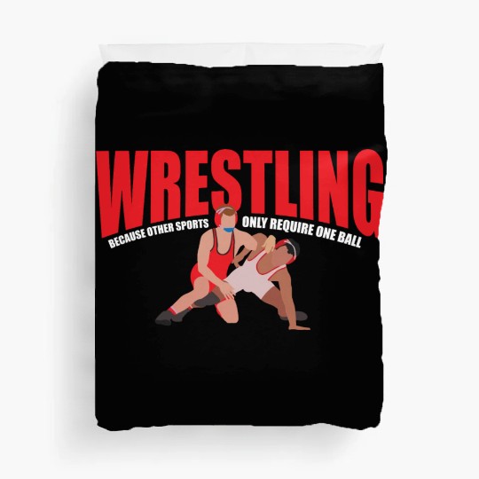 Funny Wrestling Team Athlete Pro Youth Wrestler Duvet Covers
