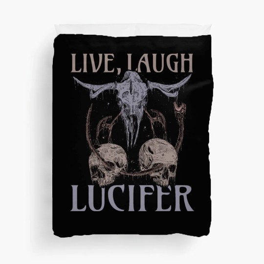 Live Love Lucifer Goth Festival Death Metal Duvet Covers