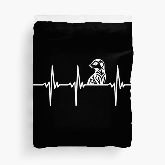 Heartbeat For Cute Tribal Earth Girl Tattoo Duvet Covers
