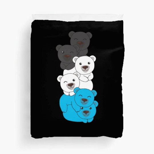 Mascic Flag Pride Lgbtq Cute Bear Duvet Covers