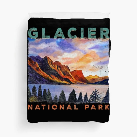 Glacier National Park US Montana parks Duvet Covers