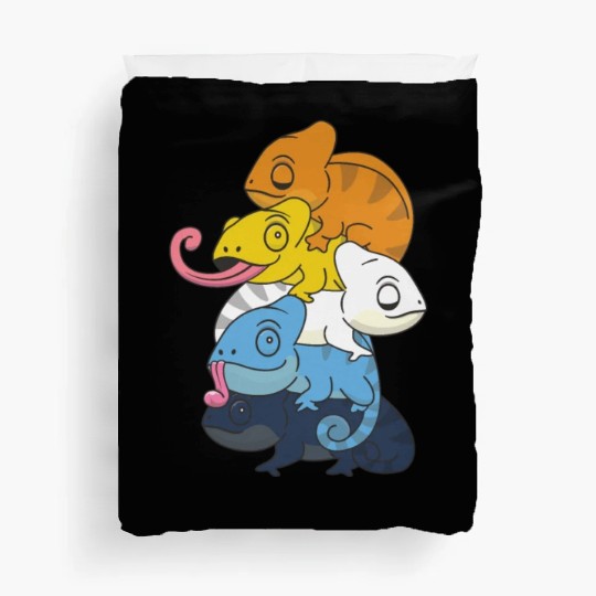 Aroace Flag Pride Lgbtq Chameleon Pile Duvet Covers