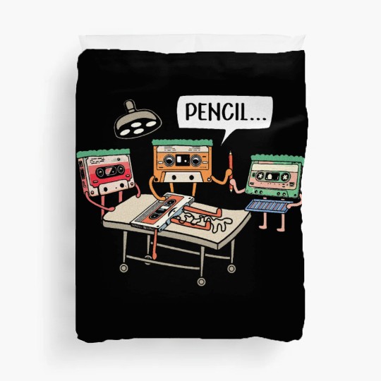 Cassette Tape 80s Music Lover Duvet Covers