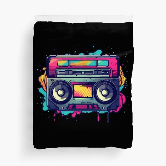 Retro Classic Cassette Tape for a 80s Fan Duvet Covers
