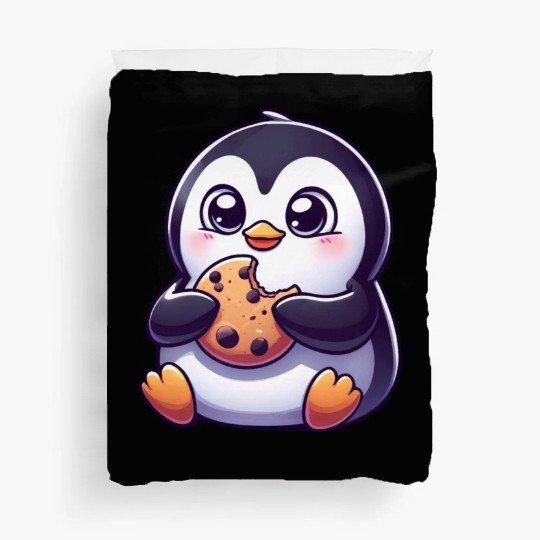 Penguin Cookie Sweet Dessert Biscuit Duvet Covers