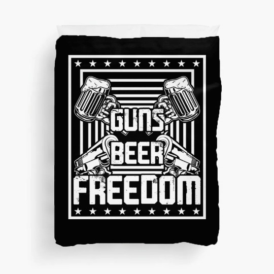 Guns Beer Freedom Duvet Covers