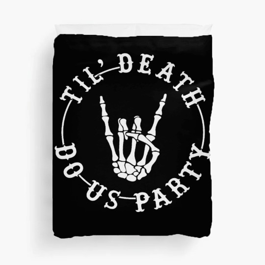 Halloween Till Death Do Us Party Duvet Covers