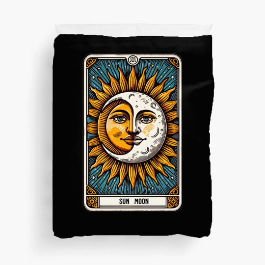 Tarot Card Sun Moon Duvet Covers