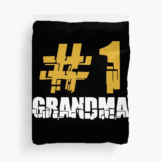 Number 1 Hashtag One First Time Grandma World Best Duvet Covers