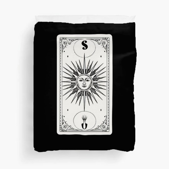 The Sun Tarot Card Reader Astrology Occult Duvet Covers
