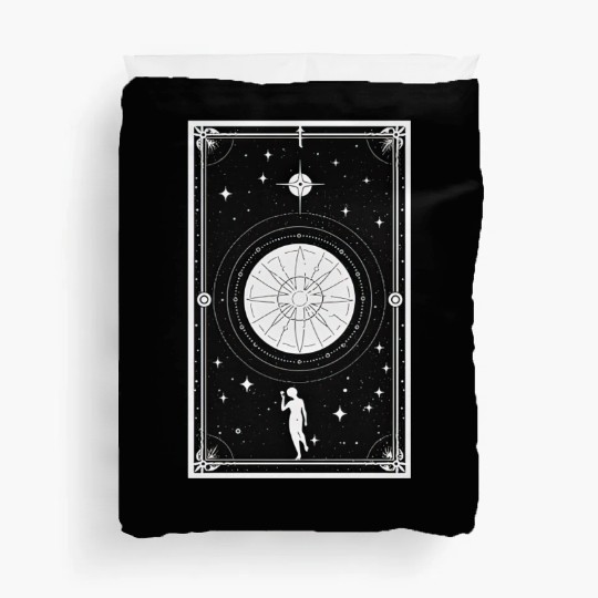 Tarot Card Astrology Occult Mystical Witchy Duvet Covers