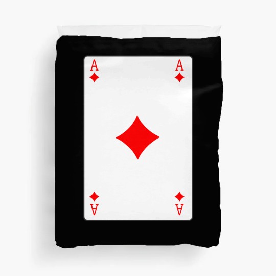 Diamonds Playing card ace Duvet Covers