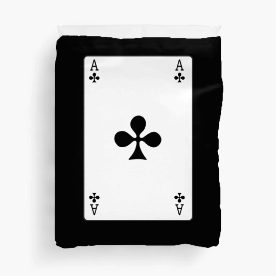 Clover Playing card ace Duvet Covers