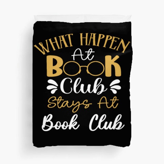 Book Club Friends Read Talk Fun Duvet Covers