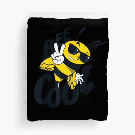 Bee Cool apparel for boys girls Love Peace Jelly Duvet Covers
