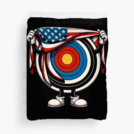 Archer USA FLAG Patriot Archery Duvet Covers