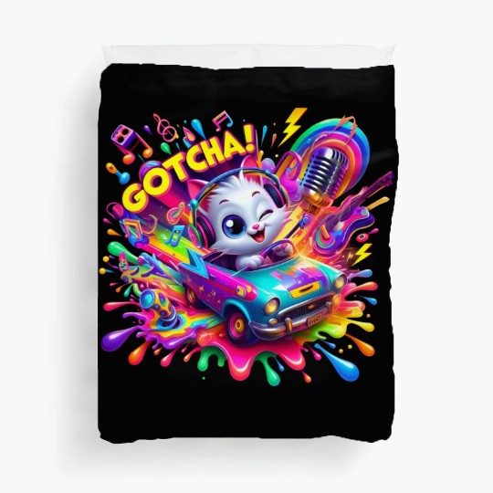 Galactic Vibes: Plosion of Splashes - GoTcha! Duvet Covers