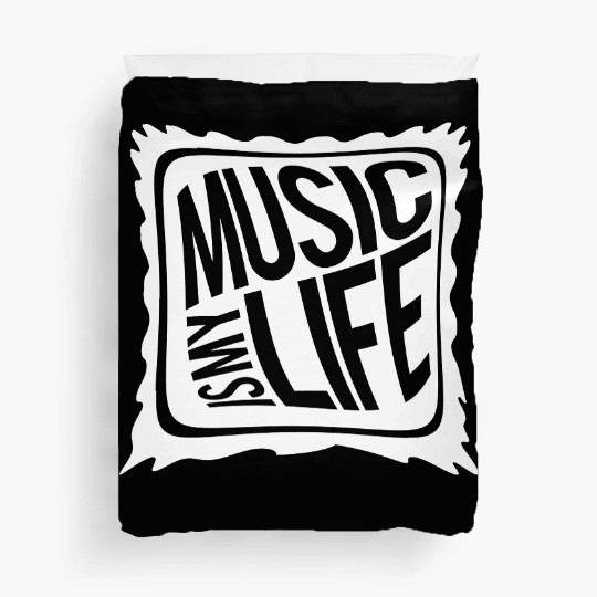 Music Is My Life Party Club Concert Sound Love Duvet Covers