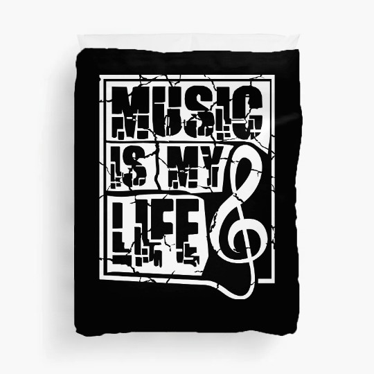 Music Is My Life Party Club Concert Sound Love Duvet Covers