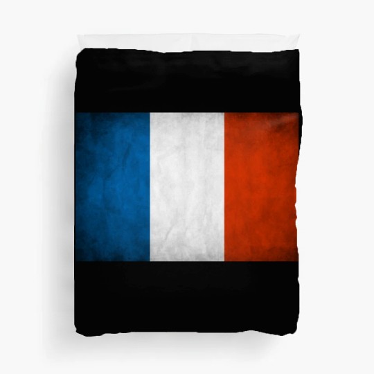 Flag of France, French national bleu Blanc rouge Duvet Covers