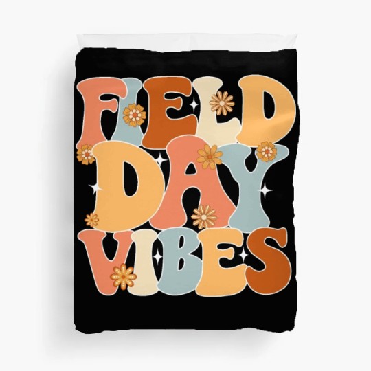 Field Day Vibes Outdoor Sunshine Flowers Duvet Covers