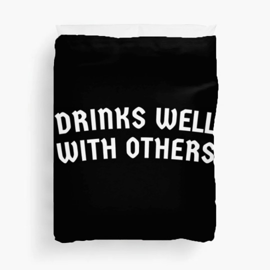 Drinks Well With Others St Patrick's Day Drinkers Duvet Covers